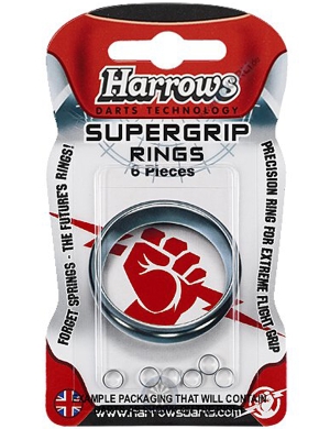 Harrows Supergrip Shaft Spare Rings 6pk